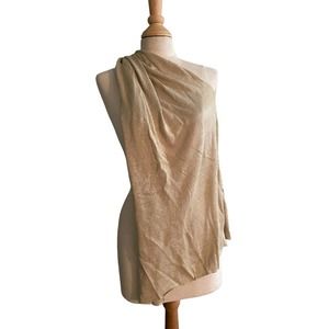 100% Bamboo gold poncho wrap NEW